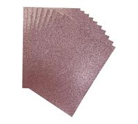Pack of 10 A4 Pink Coloured Glitter Card 230gsm Sheets
