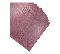 Pack of 10 A4 Purple Coloured Glitter Card 230gsm Sheets