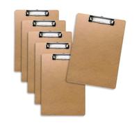 Pack of 10 A4 Quality Wooden Clipboard with Hanging Hole