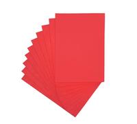 Pack of 10 A4 Red Coloured EVA Foam Sheets