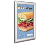 PACK OF 10 A4 SNAPFRAMES - 25mm Profile Silver Anodised Snap frame - Poster Display QTY 10