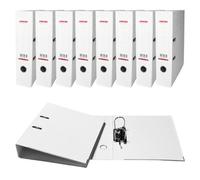 Pack Of 10 A4 White Paperbacked Lever Arch Files By Janrax