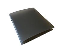 Pack of 10 A5 Slim Black Translucent Ringbinders by Janrax