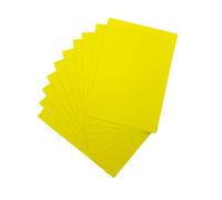 Pack of 10 A5 Yellow Coloured EVA Foam Sheets
