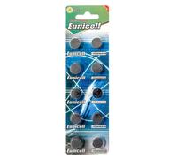 Pack of 10 AG10, AG 10, 389, LR1130 button cell batteries