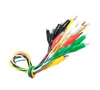 Pack of 10 Alligator Clip Resilience Widely Applicable Testing Device Test Leads Crocodile Clips Multipurpose Electrical Clamp