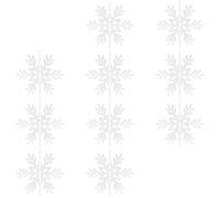 Pack of 10 Artisanal Ice Decoration Winter Holiday Dining Table Decoration