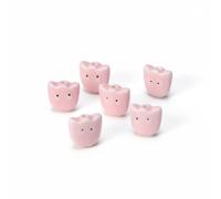 Pack of 10 Baby Pink Ceramic Ghost Ghosts Fired Clay Craft Supplies Supply Resin Cabochon DIY Crafting Junk Charm Plastic Charms Flat Back Custom Acrylic Jewellery Making Scrapbook 14x15mm
