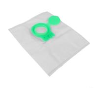 Pack of 10 Bags for Sebo for Airbelt D2 with Filter Lid 10 Pack | Pack of 4, 4-layer filtration, fits exactly on D2 models, includes sealing lid, white fleece