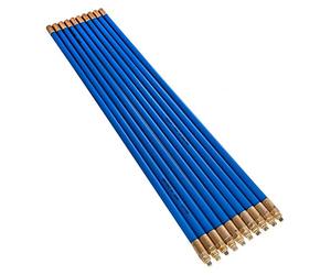 Pack of 10 Bailey 1604 Lockfast Blue Polypropylene Rod 3/4 x 3ft