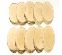 Pack of 10 Birch Trophy Shields for Deer Tree Disc Tree Sign AF 20 cm