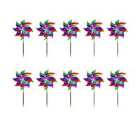 Pack of 10 Bird Spinner Decorations for Outdoor Plant Protected and Garden Ornaments Applications Attractive Garden Ornaments