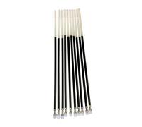 Pack of 10 Black 13cm Ballpoint Pen Refills by Janrax