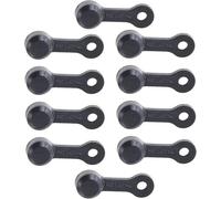 Pack of 10 Black Bicycle Brake Bleeder Rubber Caps Dust Protection Brake Bleeder Nipple Cap for Cars and Motorcycles - Black Brake Systems Brakes