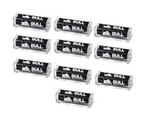 Pack of 10 BULL BRAND Original Plastic Cigarette Rolling Machine | Compact & Durable Manual Cigarette Roller | Easy Consistent Rolls Every Time | Lightweight Pocket-Size Rolling Accessory