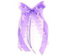Pack of 10 Car Bows Antenna Bows Organza Hearts Bows Car Jewellery Bridal Couple Decoration Car Wedding Decoration Wedding Bows for Wedding Party Birthday Gift Packaging Purple