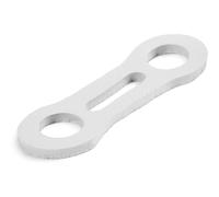 Pack of 10 carabiners Ocun Biner Fix Blanc 11 mm