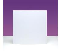 Pack of 10 Card Blanks & Envelopes - White - Size 6" x 6"
