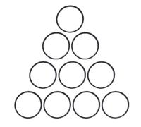 Pack Of 10 Cassette Tape Machine Belt Assorted Common For Recorder Drive Rubber 1.5mm Rubber Cassette