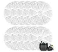 Pack of 10 Cat Fountain Filters for Philips PAW3210/02 Drinking Fountain - Philips Pet Series Cat Fountain Filter, Activated Carbon Replacement Filter, Efficient Triple Filter Systems, Cat Accessories
