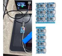 Pack Of 10 Charging Modules Type C Interfaces Charging Board With Overcurrent Protections For 18650 Lithiums Battery Type C Battery Chargers