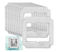 Pack of 10 Cleaning Cloths for Ecovacs Winbot Mini Family Window Cleaning Robots, Microfibre Replacement Parts Wipes for Ecovacs Winbot Mini W-CC02-0012, Washable, for Window Stains, Dust