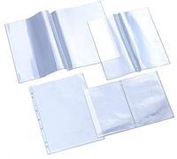 Pack of 10 Clear Pockets. Menu Inserts A4 Single Pocket for Screw Fix or Binder (2 Viewing Sides) Menu Covers