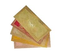 Pack of 10 Colours Randomly Picked Colourful Designer Shagun Lifafa/Money Gift Envelope for Gifting Money on Any Occasion Shagun Envelopes (Design 11)