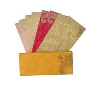 Pack of 10 Colours Randomly Picked Colourful Designer Shagun Lifafa/Money Gift Envelope for Gifting Money on Any Occasion Shagun Envelopes (Design 12)