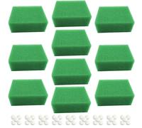 Pack of 10 Compatible Filter Sponge Coarse for Juwel Aquarium, Nitrates, Filter Media M, for Juwel Compact/H/Bioflow 3.0/M/Bioflow Super/Bioflow Mini Filter Sponges
