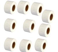 Pack of 10. Compatible with Dymo Thermal Address Labels for Label/Writer Return Labels Rolls for Dymo Label Writer & Seiko Label Printers (11352 - 25 x 54mm - 500pcs/roll)