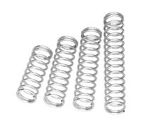 Pack of 10 Compression Springs 304 Stainless Steel Wire Diameter 1.6mm OD 17mm Free Length 50mm, Metal Spiral Spring for Home Repairs, 1.6mmx17mmx50mm