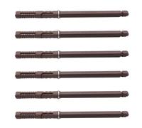 Pack of 10 Concealed Floating Shelf Brackets, 12 x 120 mm Concealed Floating Shelf Bracket, Robust Invisible Supports, Floating Shelf for Self-Built, Individual Wall Swimming Boards