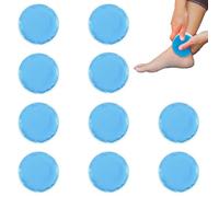 Pack of 10 Cooling Pads Eyes Cooling Pads Gel Reusable Small Cooling Pads Gel Cold Warm Compress Cool Pack for Eyes Wisdom Teeth Beauty Pain Relief Toothache Fever 7 cm