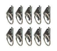 Pack Of 10 E Track Fasteners Spring Loaded Mechanism Fast Release Cargo Anchors Suitable For Vehicles Trucking Equipment Heavy Duty E Track Clips