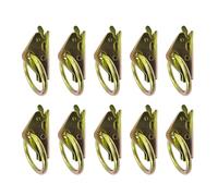 Pack Of 10 E Track Fasteners Spring Loaded Mechanism Fast Release Cargo Anchors Suitable For Vehicles Trucking Equipment Heavy Duty E Track Clips