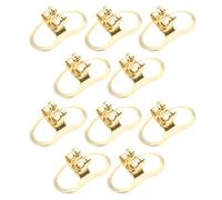 Pack of 10 Earring Backs Locking Replacements Locking Earring Backs Plugs Secure Backing for Studs Metal Ear Gauges