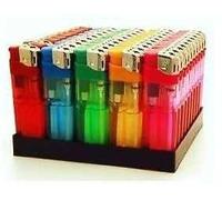 (Pack of 10) Electronic Gas Lighter Adjustable Flame Kitchen Cooker Candle Mega_Jumble