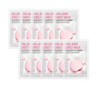 [PACK OF 10] EUNYUL Purity Collagen Sheet Mask Pack 22ml x 10 pcs Korean Skincare Hydrating & Natural Ingredients for All Skin Types