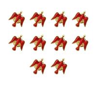 Pack of 10 Fashionable Doves Pin Casual Wear Pin Alloy Clothing Jewelry Unisex Jewelry Alloy Texture Suitable for Party