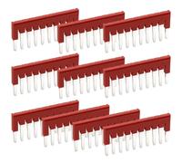 Pack of 10 FBS 2-5 for Phoenix Contact, Phoenix Contact Rail Terminals, Phoenix Terminals Bridges, Long Digit Connection Strip, Suitable for St/Pt/UT Terminals, Phosphor Bronze, Securely Fixed in