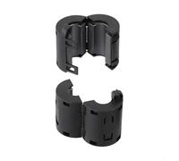 Pack of 10 Ferrite Ring Noise Suppressor Clips Featuring Snap Closure for Effective Cable Signal Integrity Improvement (ui1000)