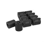 Pack of 10 Ferrite Ring Noise Suppressor Clips Featuring Snap Closure for Effective Cable Signal Integrity Improvement (ui650)