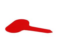 Pack of 10 Garden Label Clear View Safety Practical Gardening Accessories Plastic Labels Rust-proof Sweet Gift Plant Mark red,10pcs