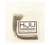 Pack of 10 Grain Of Wheat Miniature White Light Bulb Lamps With Wires, 3V Or 6V, 0.2W Or 0.4 W (6 Volt)