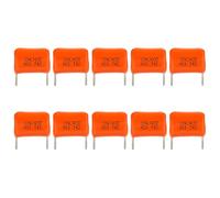 Pack of 10 Guitar Tone Capacitors 400V 104J Elevating Sound Output and Reduced Noise in Musical Instruments Capacitors for Electronic Circuits