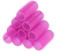 Pack of 10 Hair Rollers Set, Multicolor Self Grip Cling Reusable Plastic Sticky Curling Tools, Pro Salon Hairdressing Curlers or DIY Curly Hairstyle - 8 Sizes - 24mm