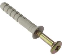 Pack Of 10 Hammer Fixings Nylon M5 X 40mm Windows Frames Timber Walls