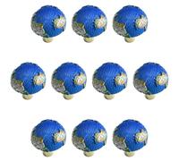 Pack of 10, Hand Painted Resin Drawer Pulls Cabinet Knobs Cupboard Door Handles Planet Shape Kitchen Home Decoration Furniture Closet Pull Bathroom Cupboard Hardware Handle