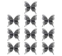 Pack Of 10 Handmade Butterfly Clip Sheer Decorative Pin Curtain Embellishment Accessory For Wedding Decoration Wedding Party Decoration